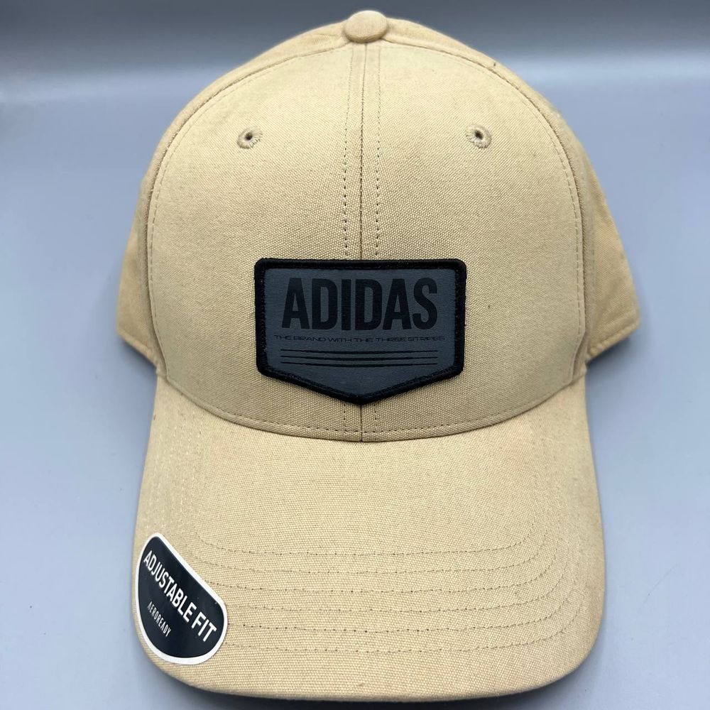 Adidas‎ Aeroready Hat Men Beige Logo Strap Back Cap